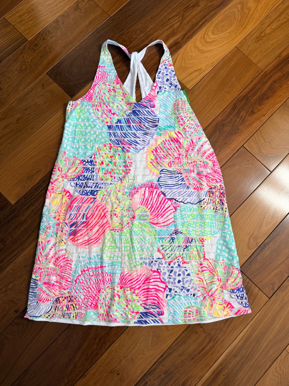Lilly Pulitzer Multicolor Floral Halter Dress - Pink, Blue, Green, Yellow